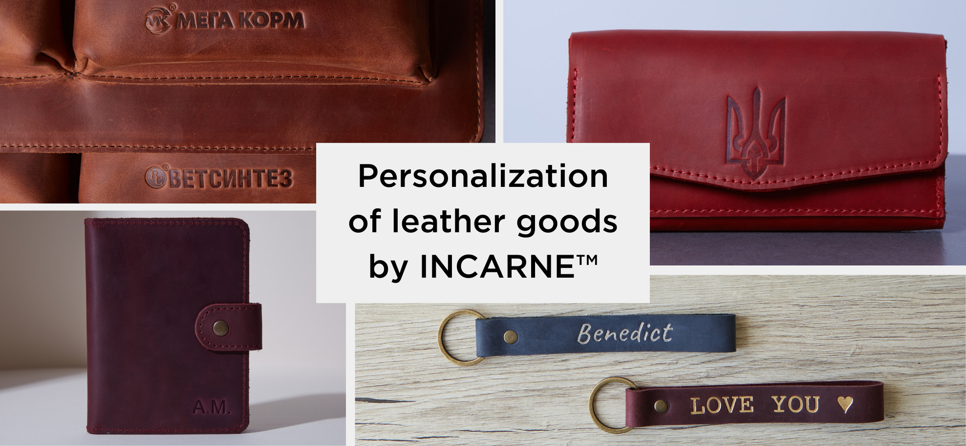 Personalization of leather goods by INCARNE™ - INCARNE® Global