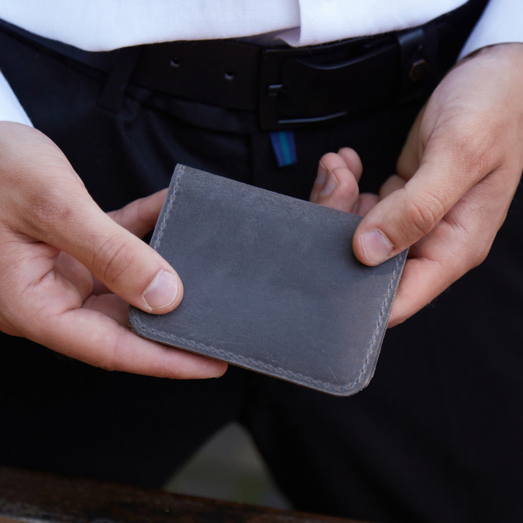 Gift set: driver's license cover + Key leather keychain
