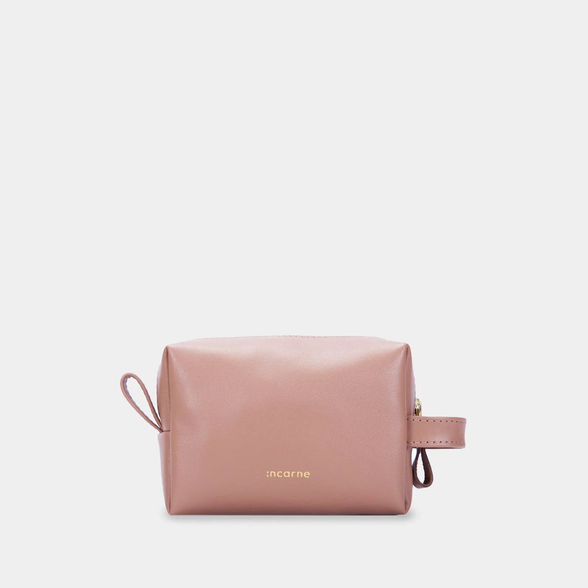 Mirage Small Cosmetic Bag, mocha - INCARNE® Global