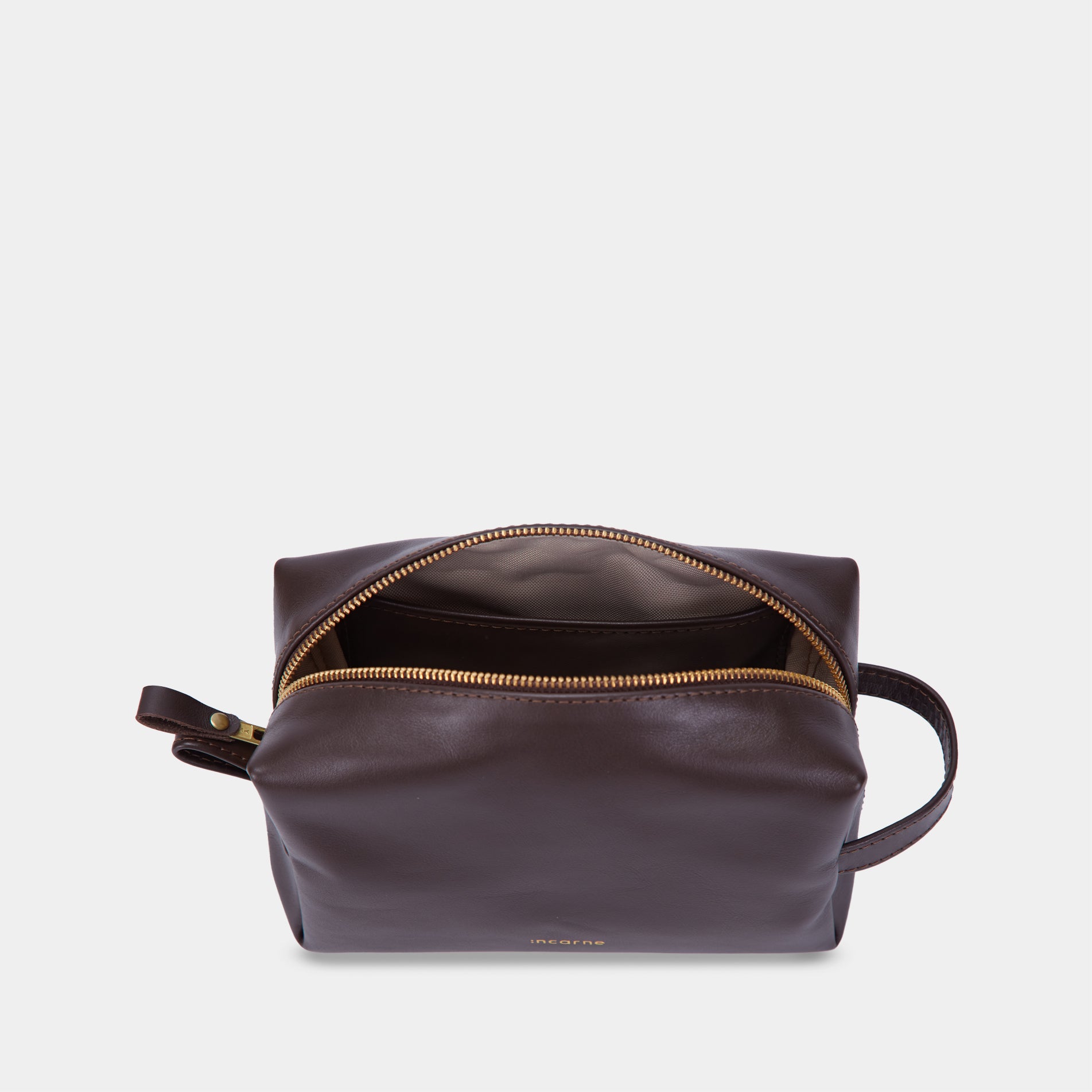 Mirage Small Cosmetic Bag, chocolate