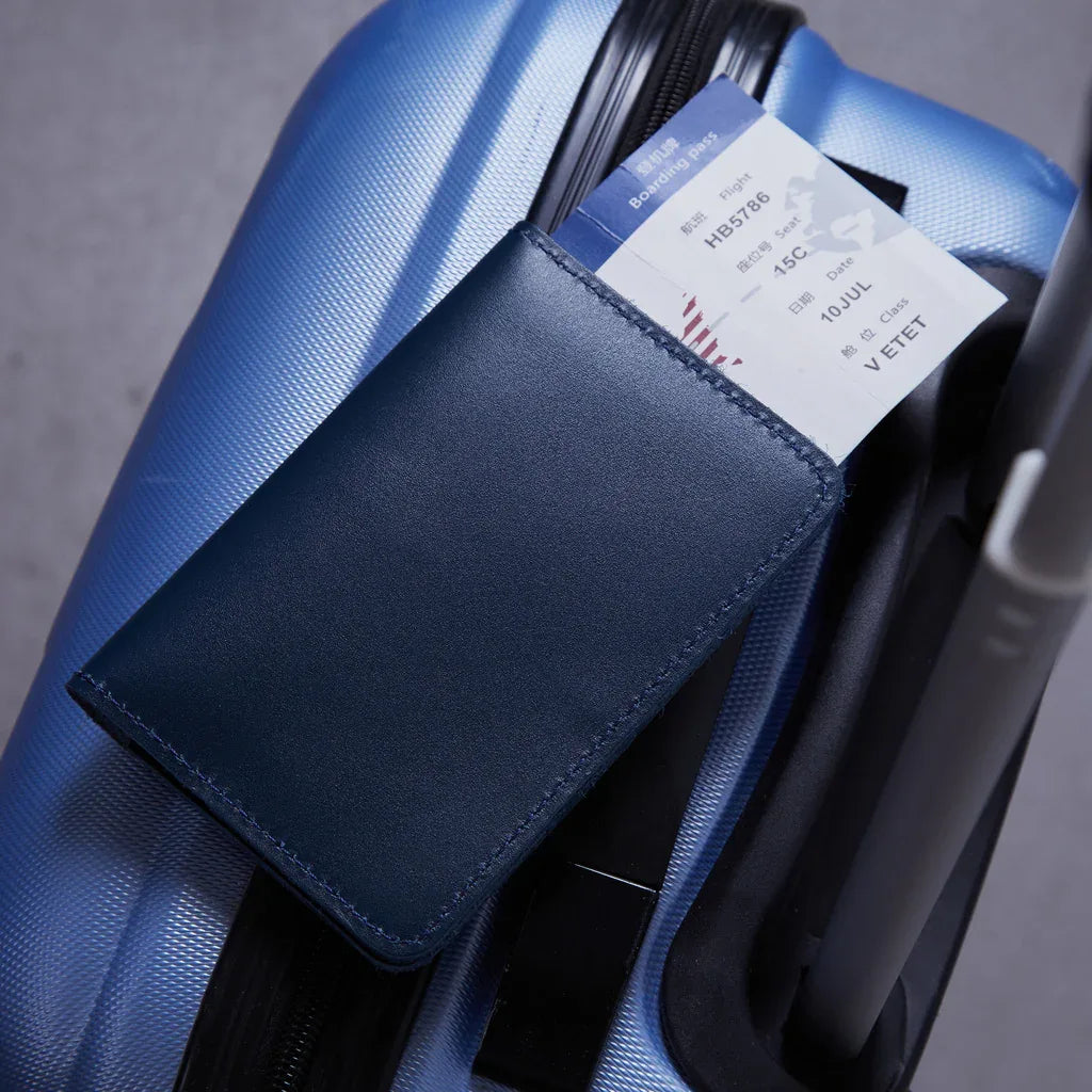 Passport Cover with Pockets Made from Classic Leather - INCARNEĀ® Global