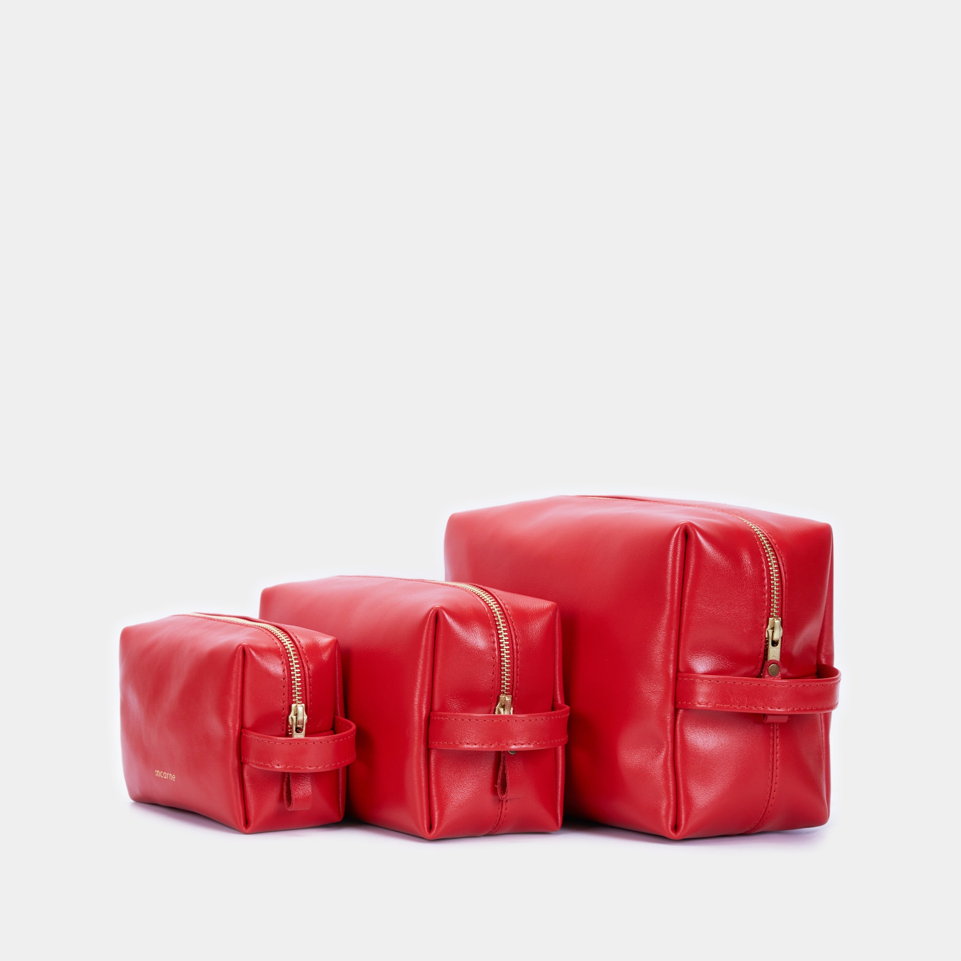 Mirage Cosmetic Bag Set, red