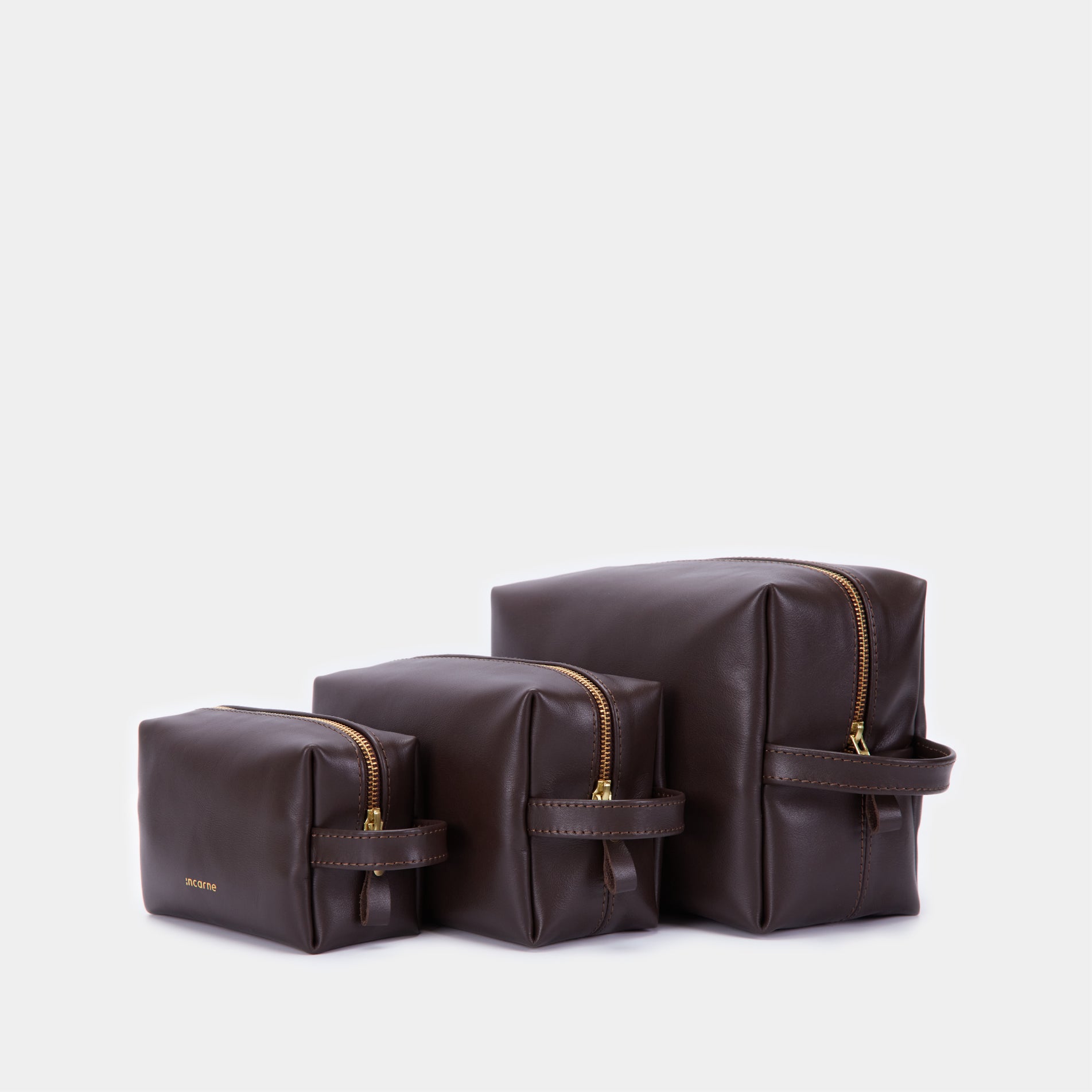 Mirage Small Cosmetic Bag, chocolate