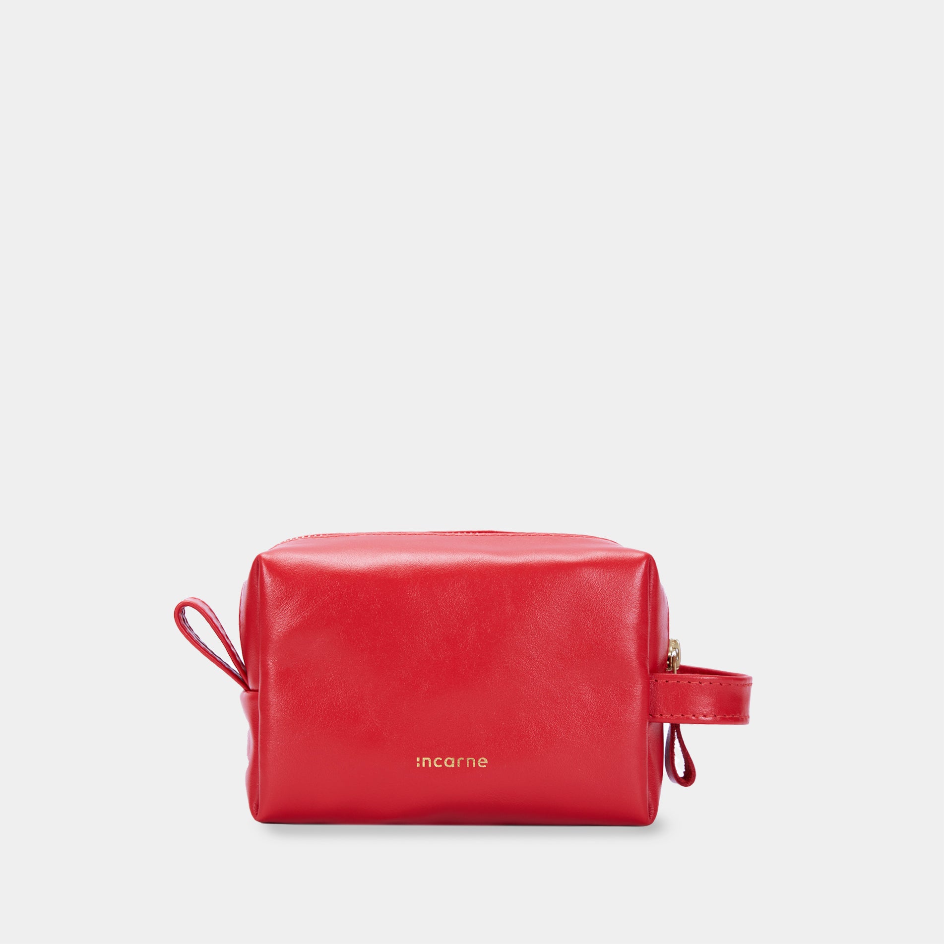 Mirage Small Cosmetic Bag, red