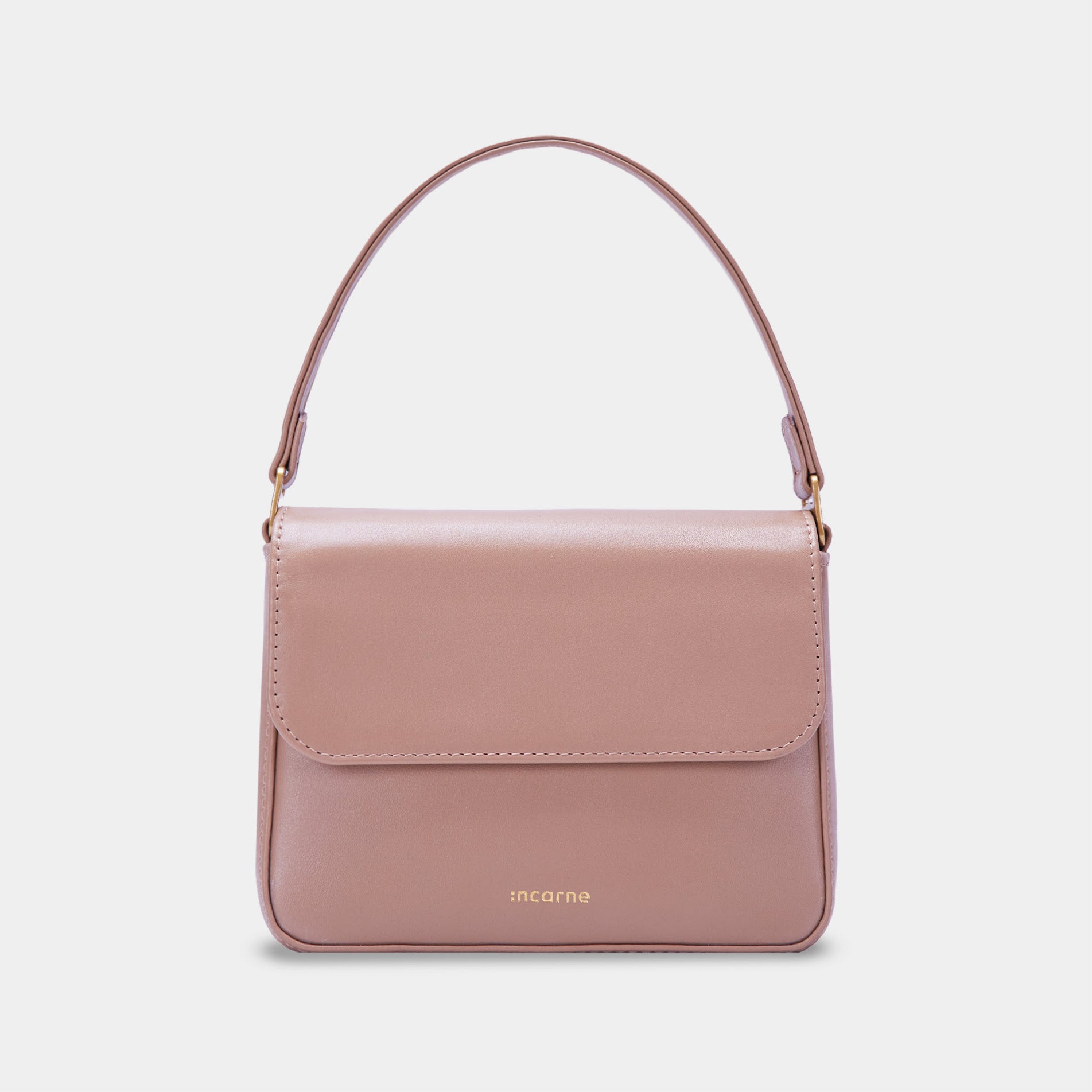Elegancka damska torebka, mocha