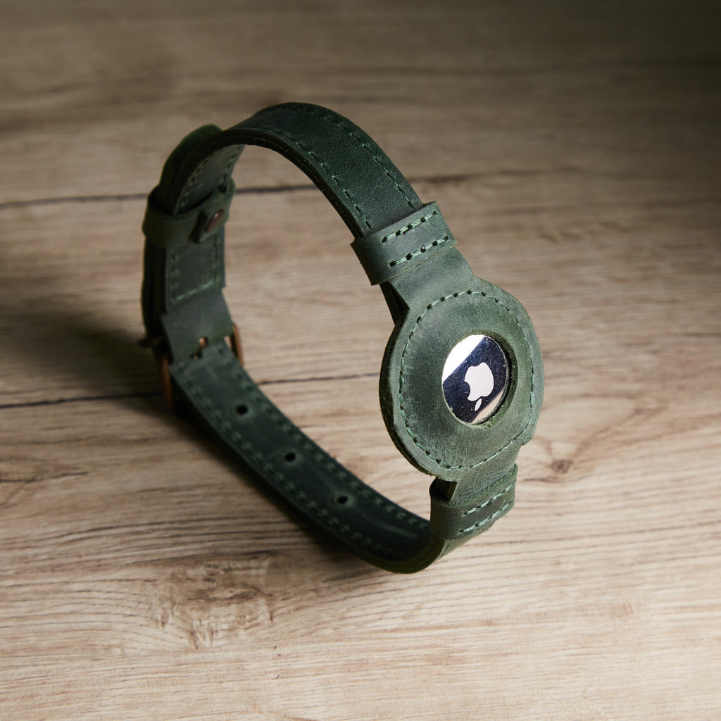 Tiny Air Collar leather collar for puppies, small and medium dogs