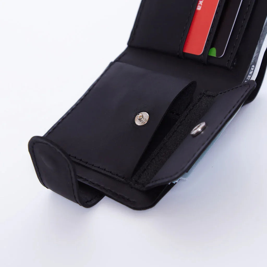 Mini Jack wallet made from vintage leather - INCARNE® Global