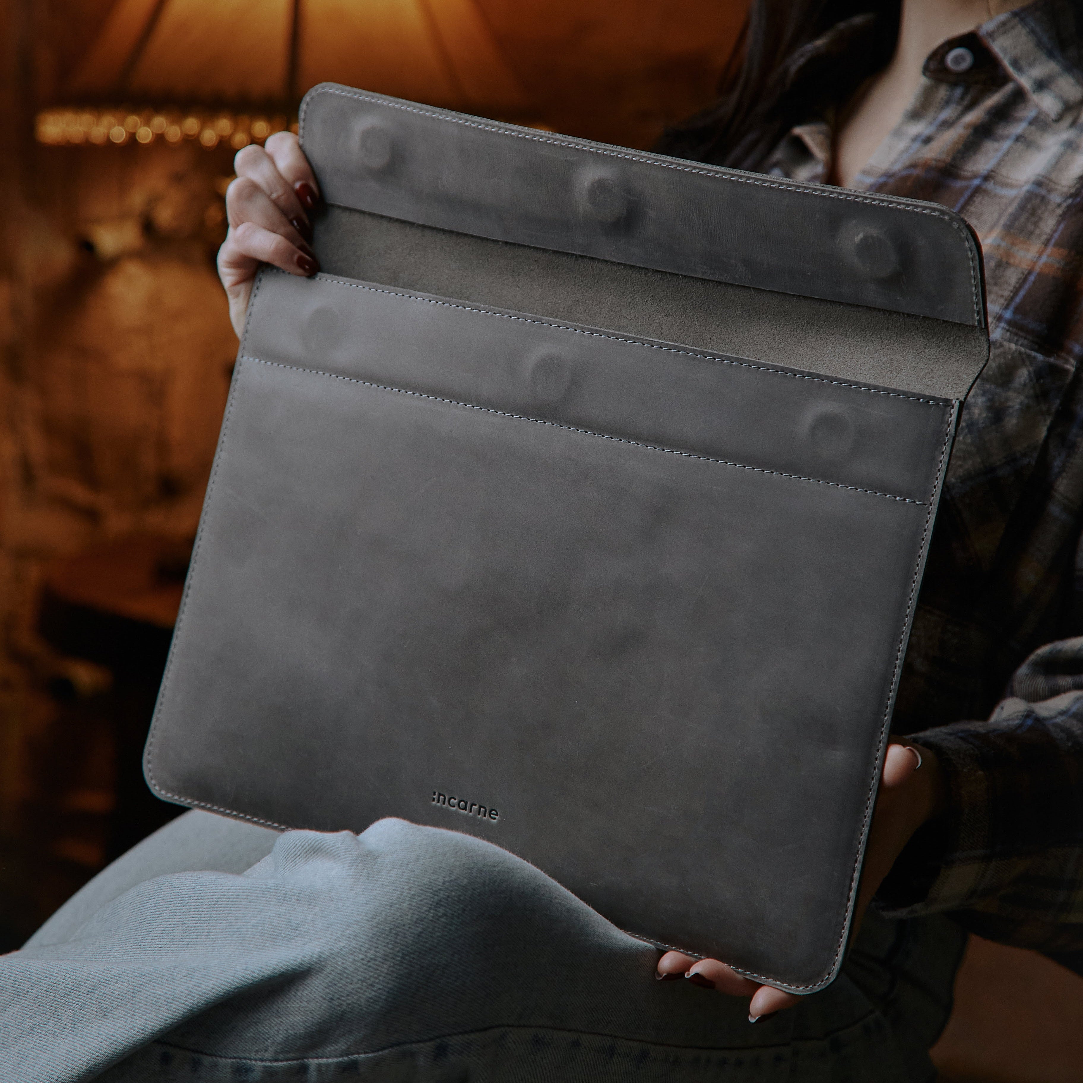 Klouz Etui na laptopa, szary (vintage)