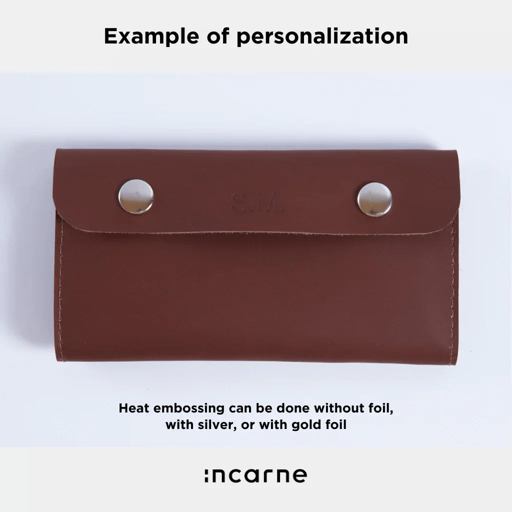 Tobacco organizer Roll Master made from classic leather - INCARNE® Global