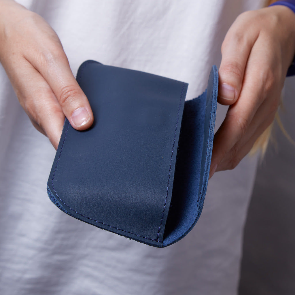 Ellet classic leather eyeglass case