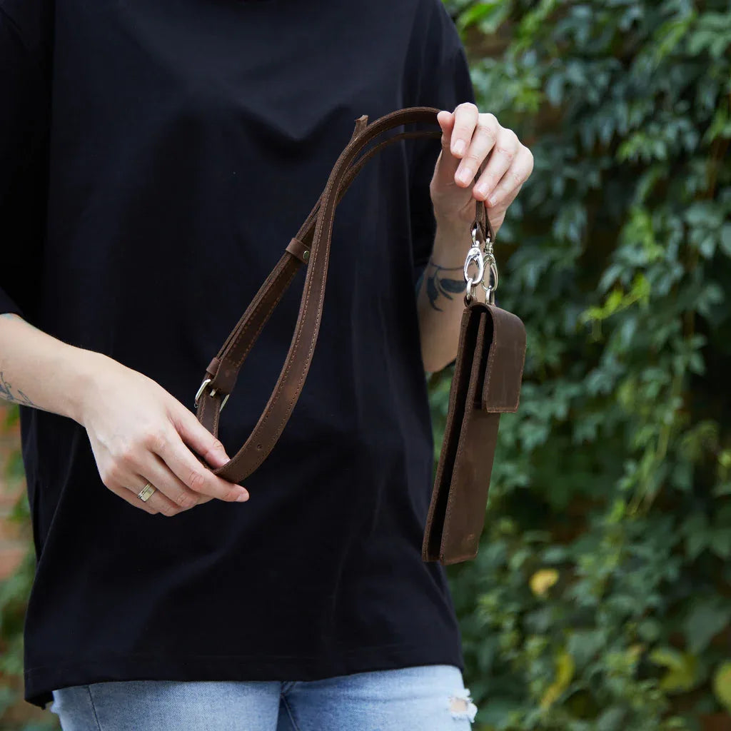 Smart Case Phone Bag Made from Vintage Leather - INCARNE® Global