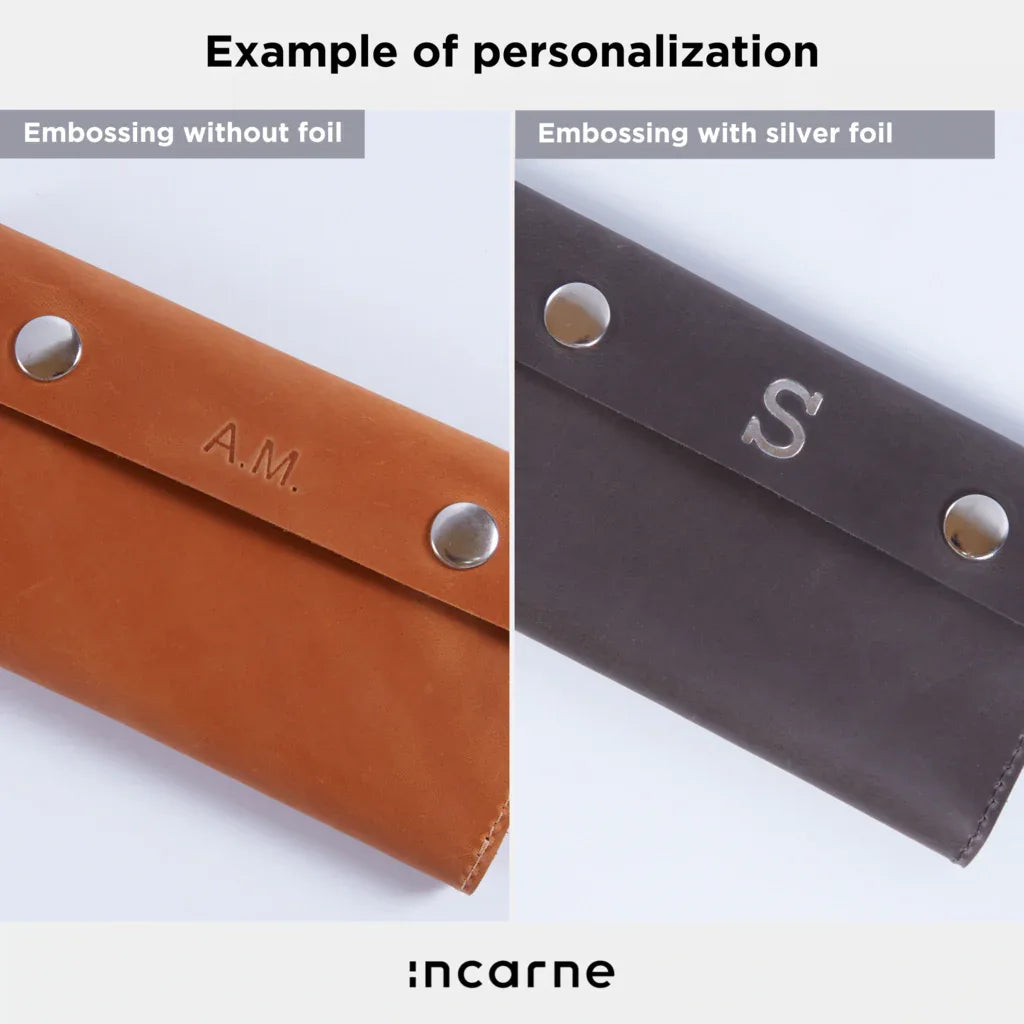 Tobacco organizer Roll Master made from vintage leather - INCARNE® Global