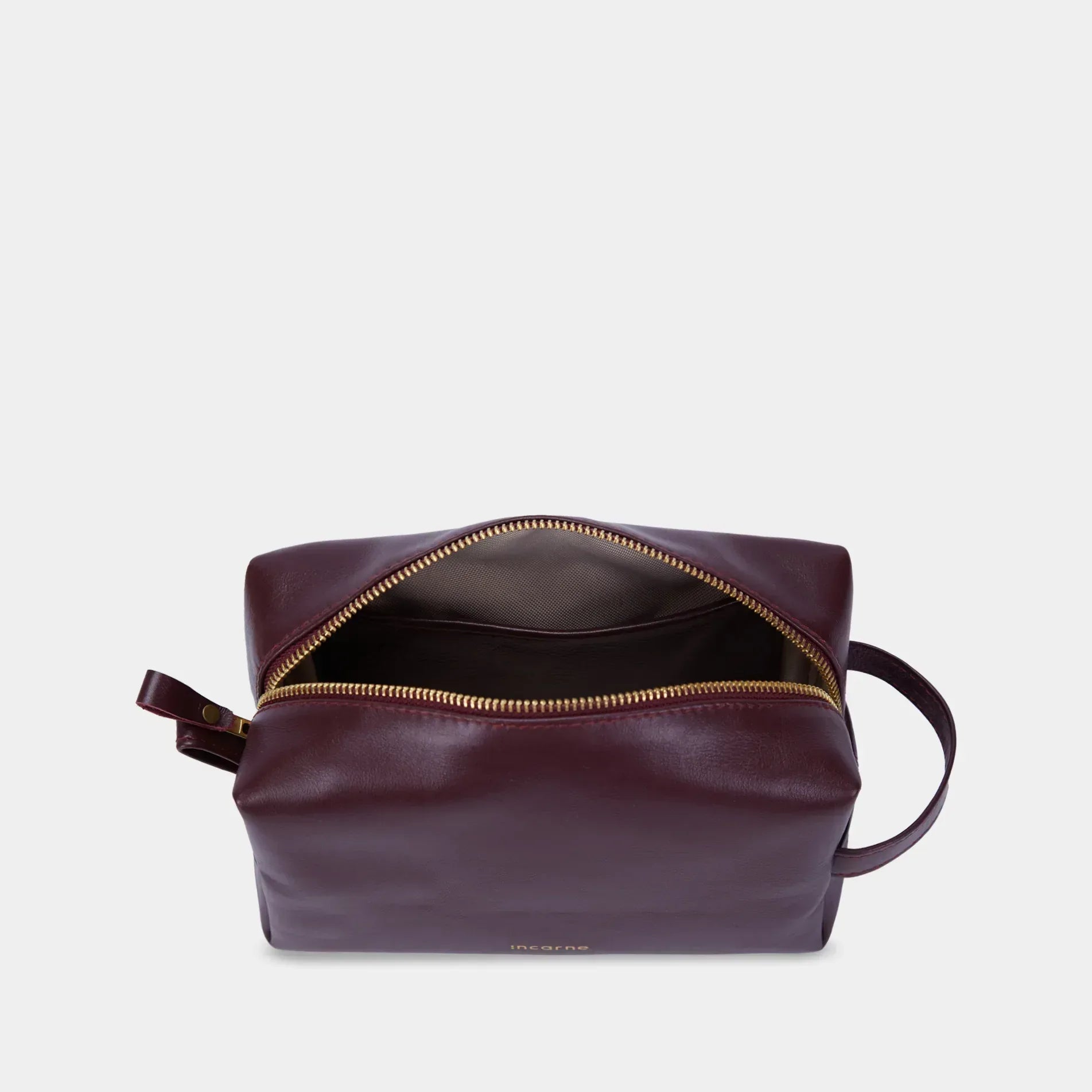 Mirage Large Cosmetic Bag, burgundy - INCARNE® Global