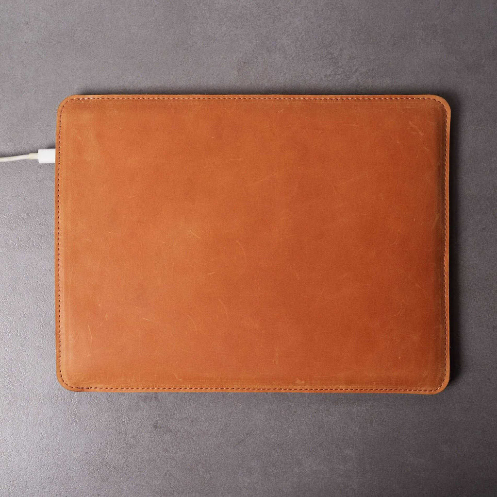 Husă pentru laptop Free Port Plus, Cognac (vintage)