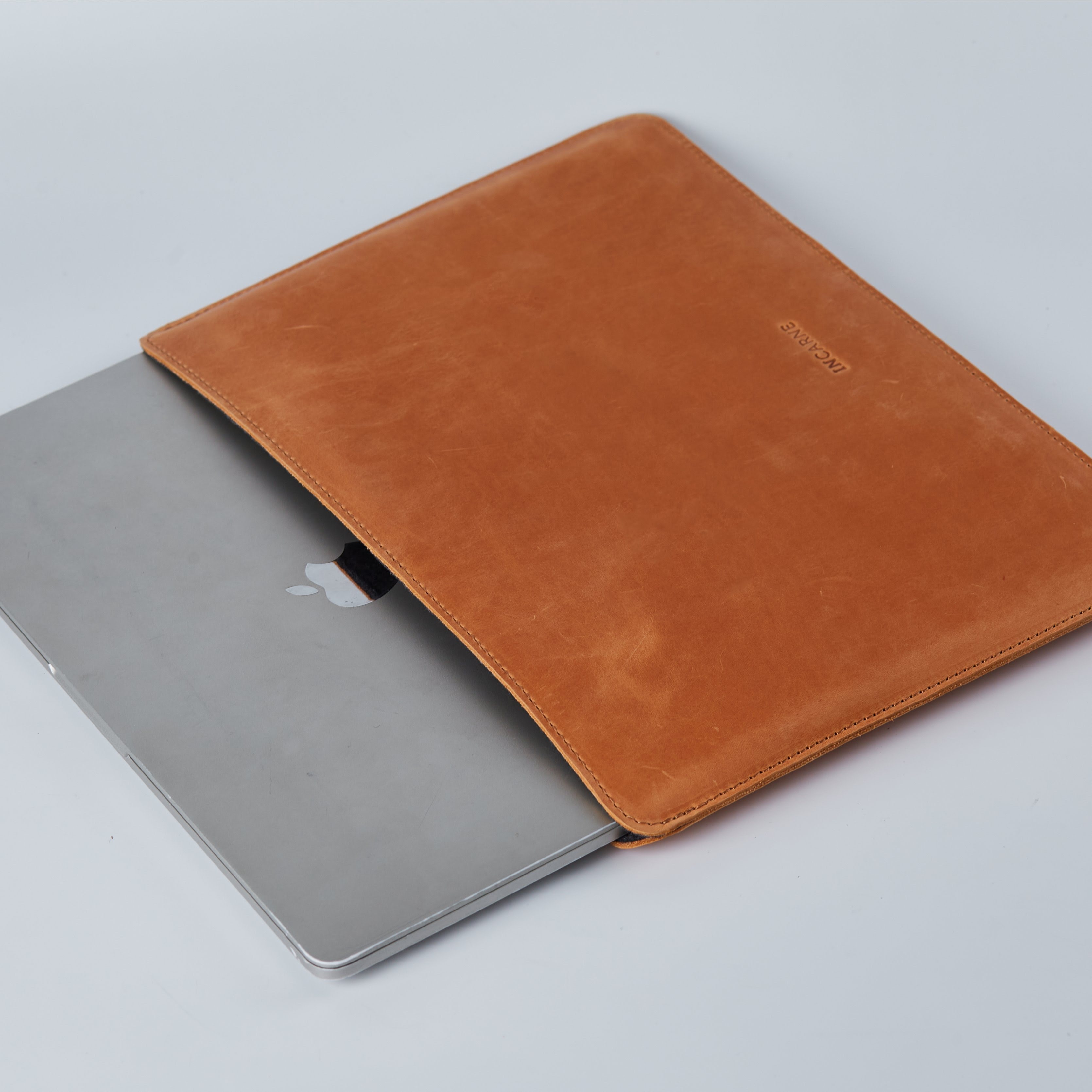Husă pentru laptop Gamma Plus, Cognac (vintage)