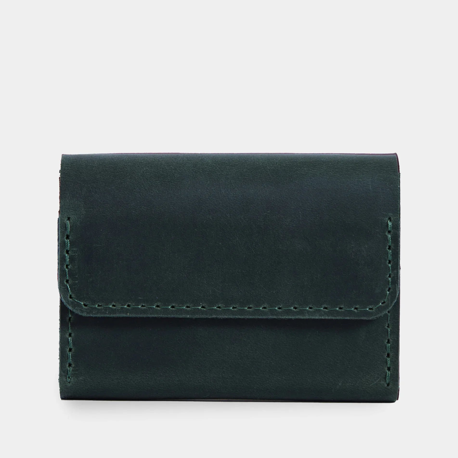 Lean compact wallet made of vintage leather - INCARNE® Global