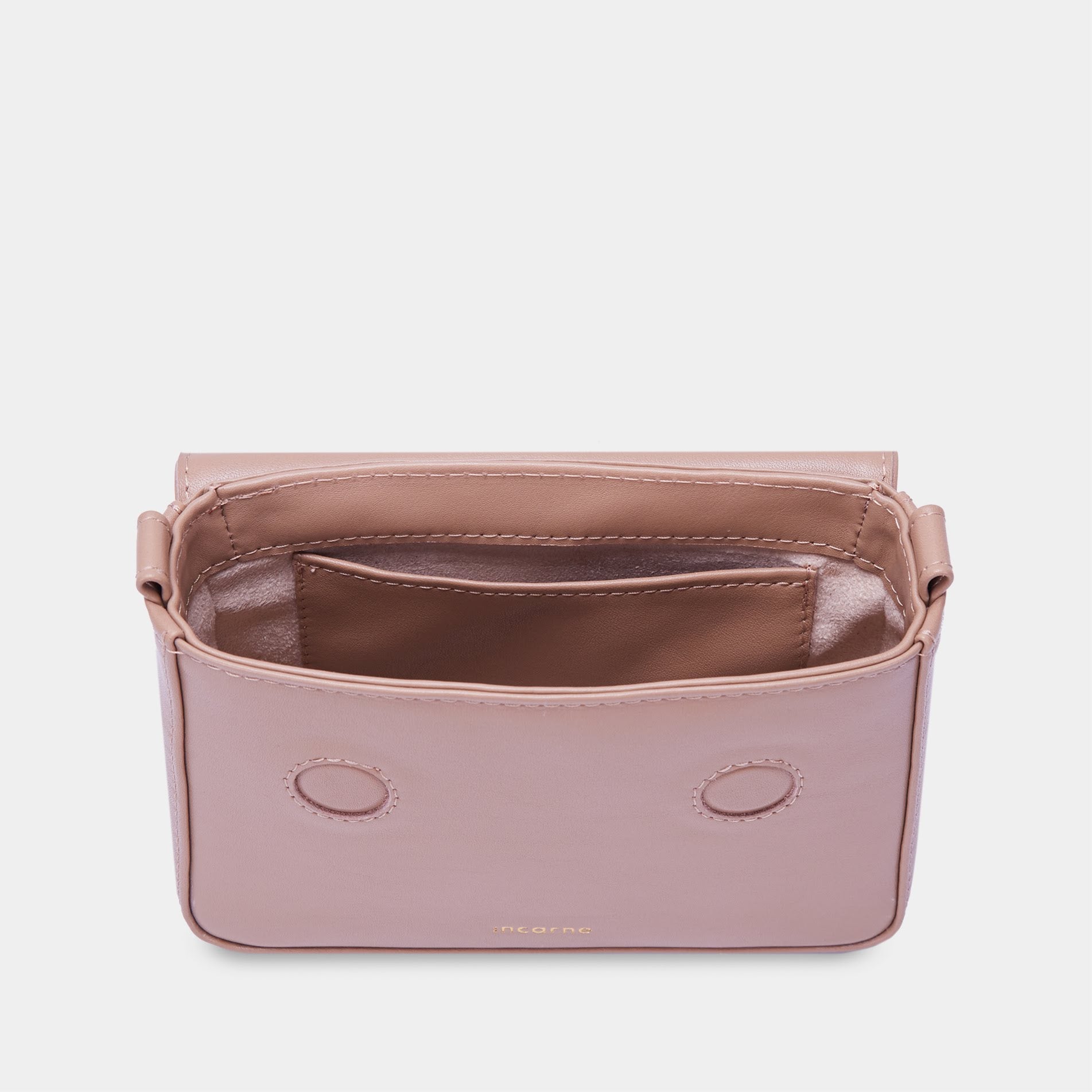 Elegancka damska torebka, mocha