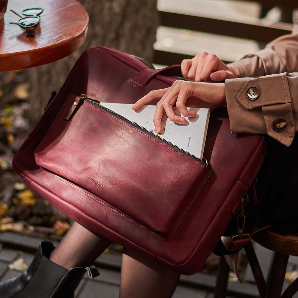 Geanta pentru laptop din piele Biz