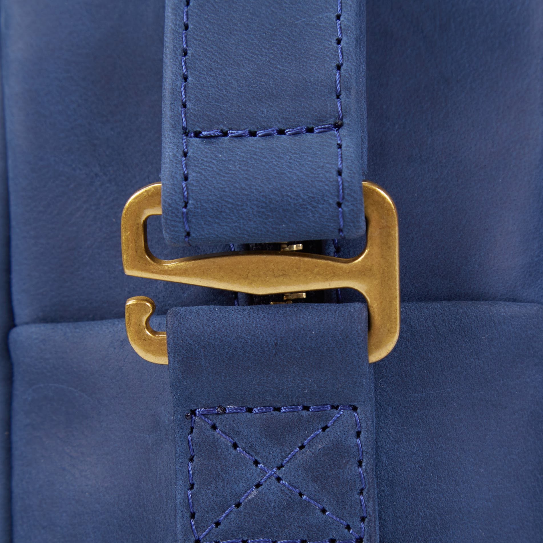 Brief Bag, Blue (vintage)