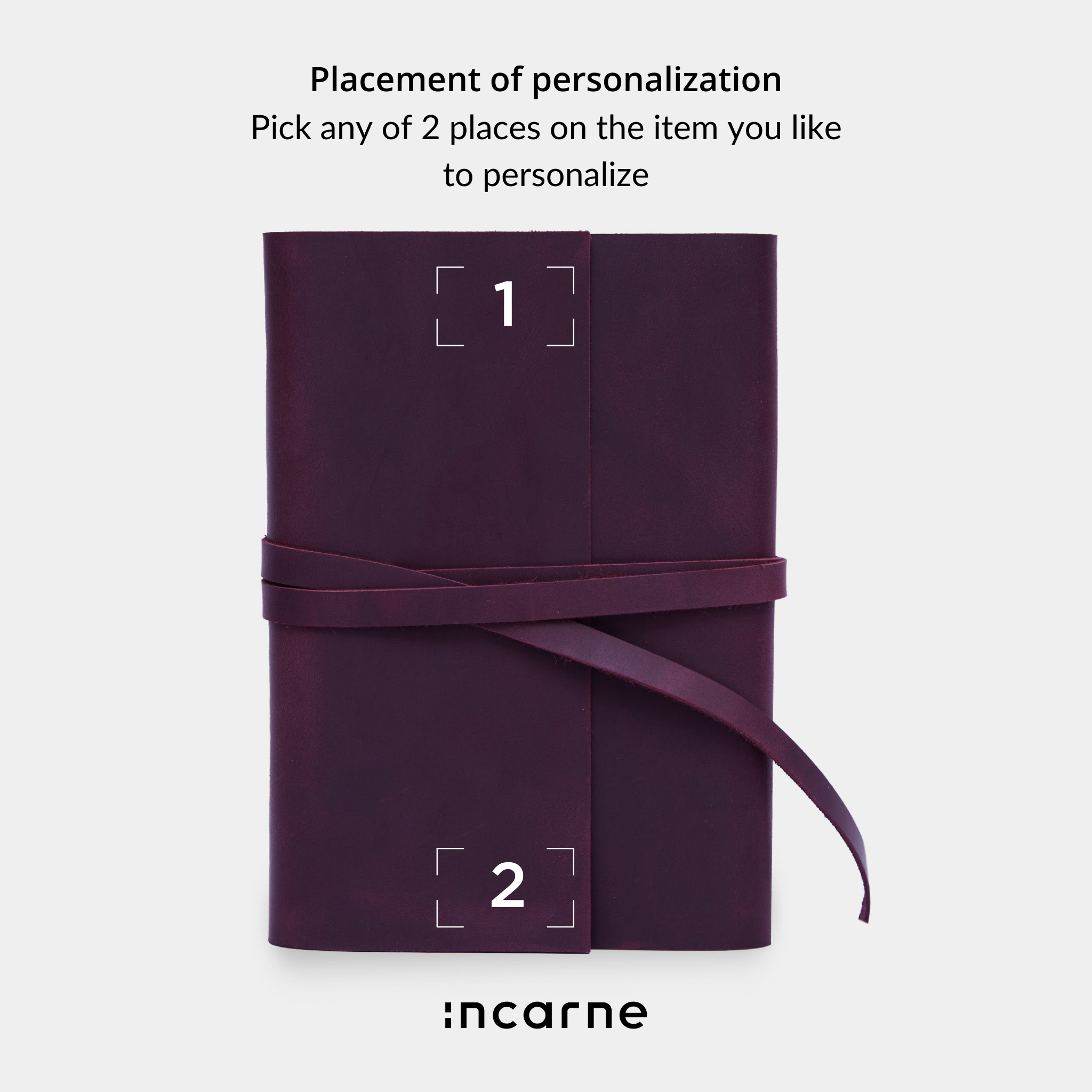 Accent notebook cover