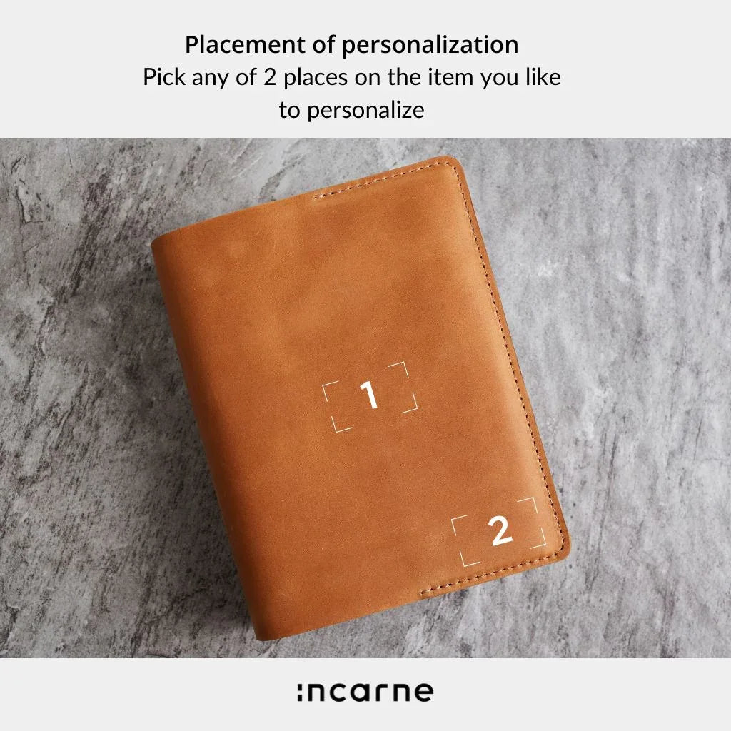 Leather Holly Bible Cover - INCARNE® Global