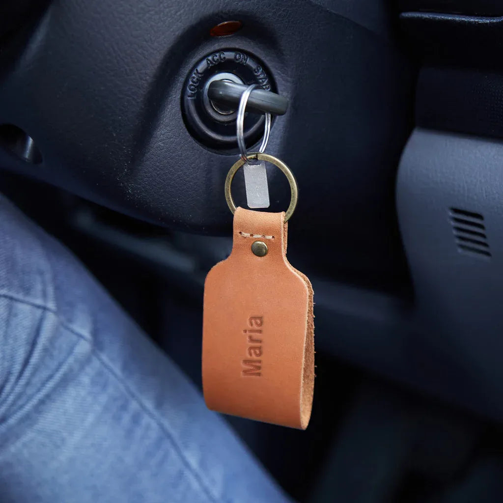 Corporate gifts: leather Key keychain - INCARNE® Ukraine