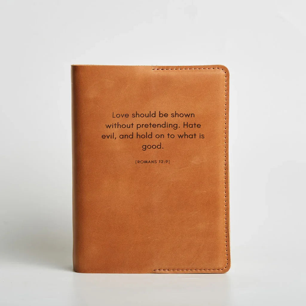 Leather Holly Bible Cover - INCARNE® Global