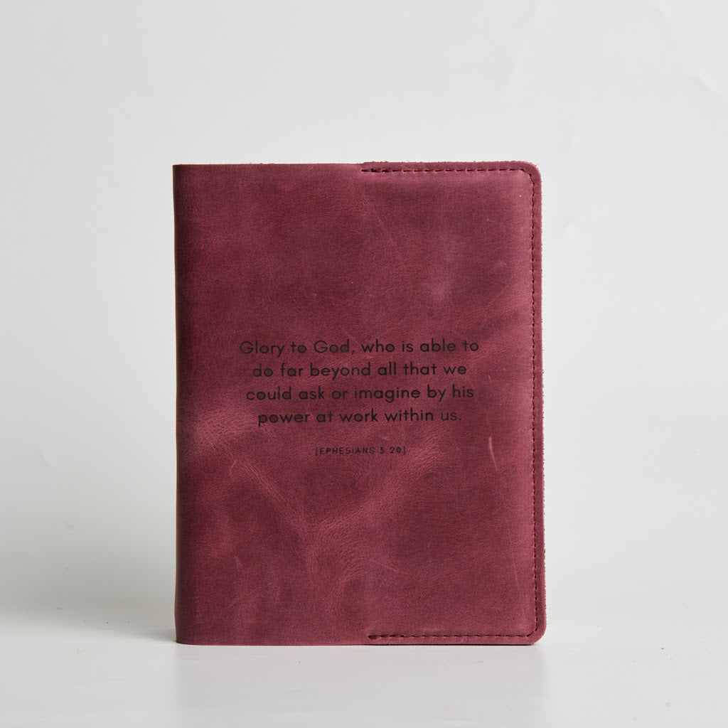 Leather Holly Bible Cover