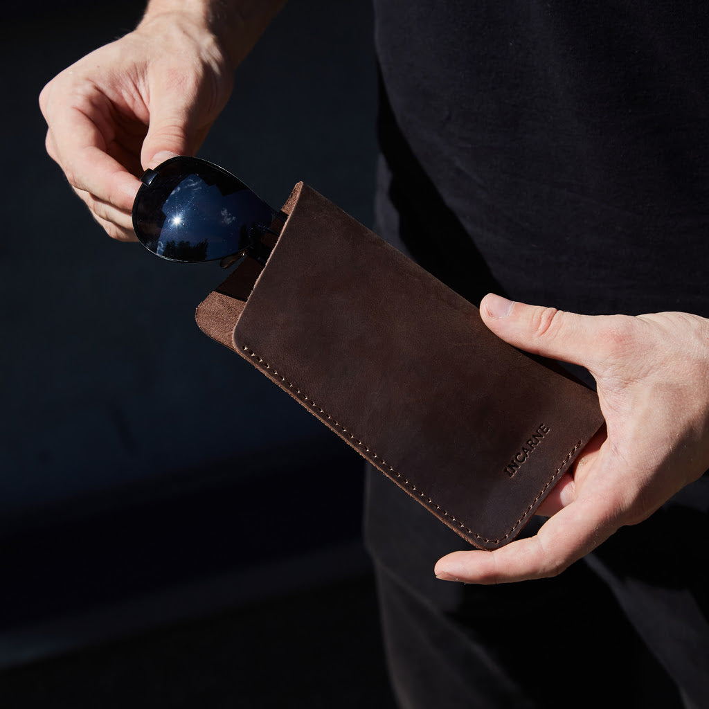 Etui skórzane na okulary Catch