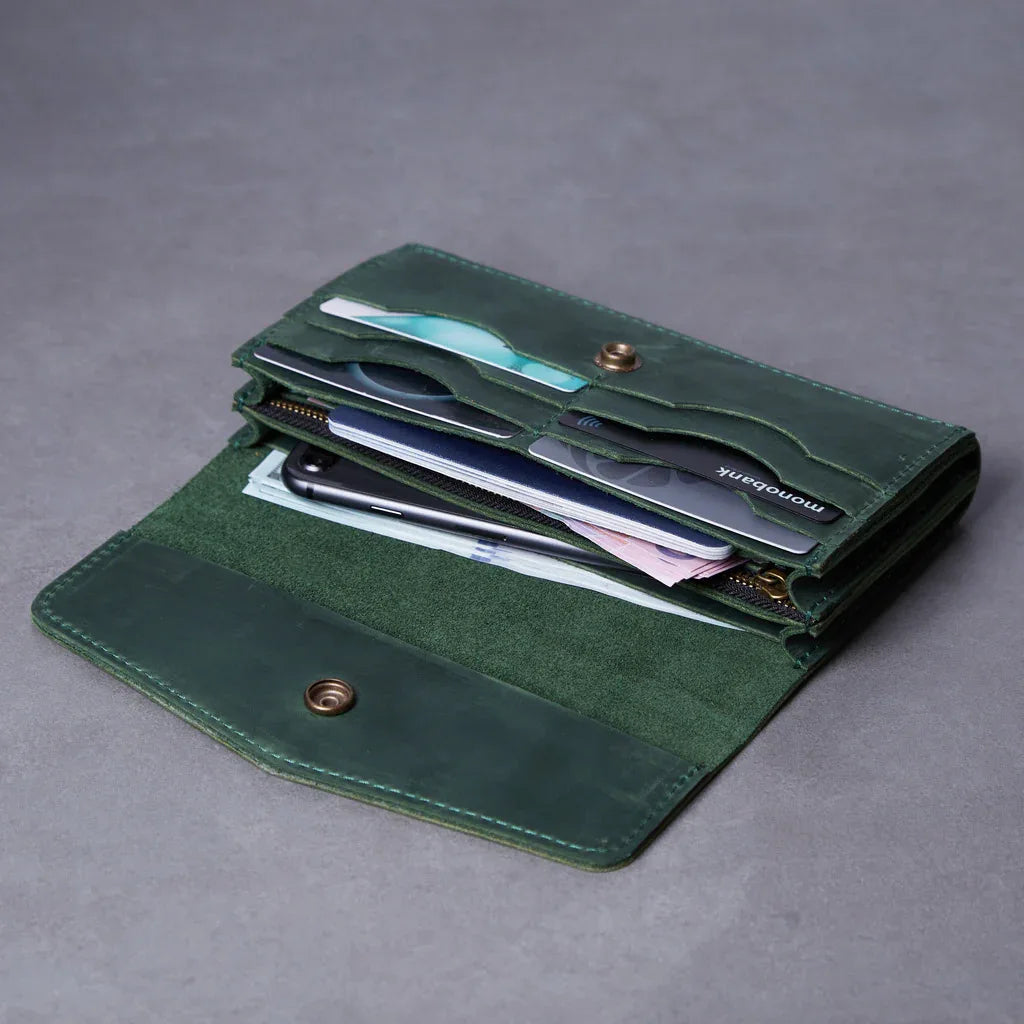 Simple Capacious Leather Wallet - INCARNE® Global