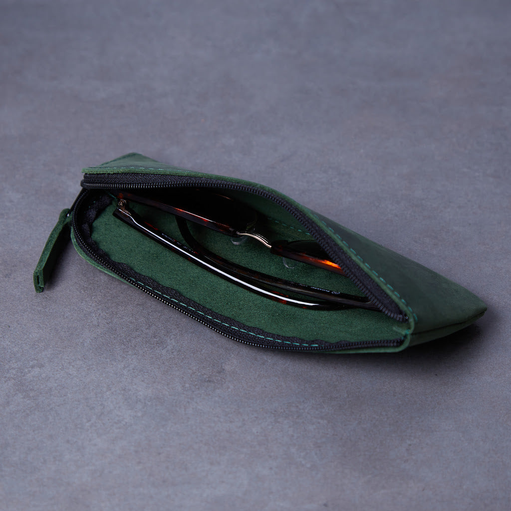 Etui skórzane na okulary Leaf
