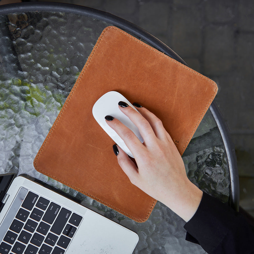 Mousepad din piele Word