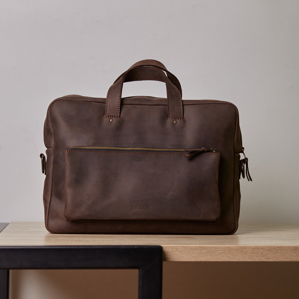 Geanta pentru laptop din piele Biz
