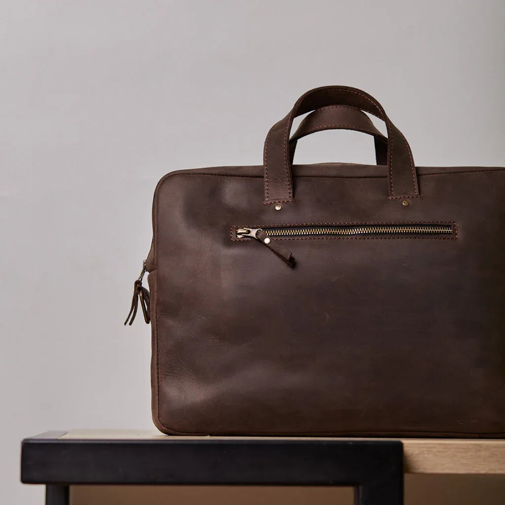Biz Leather Laptop Bag - INCARNE® Global