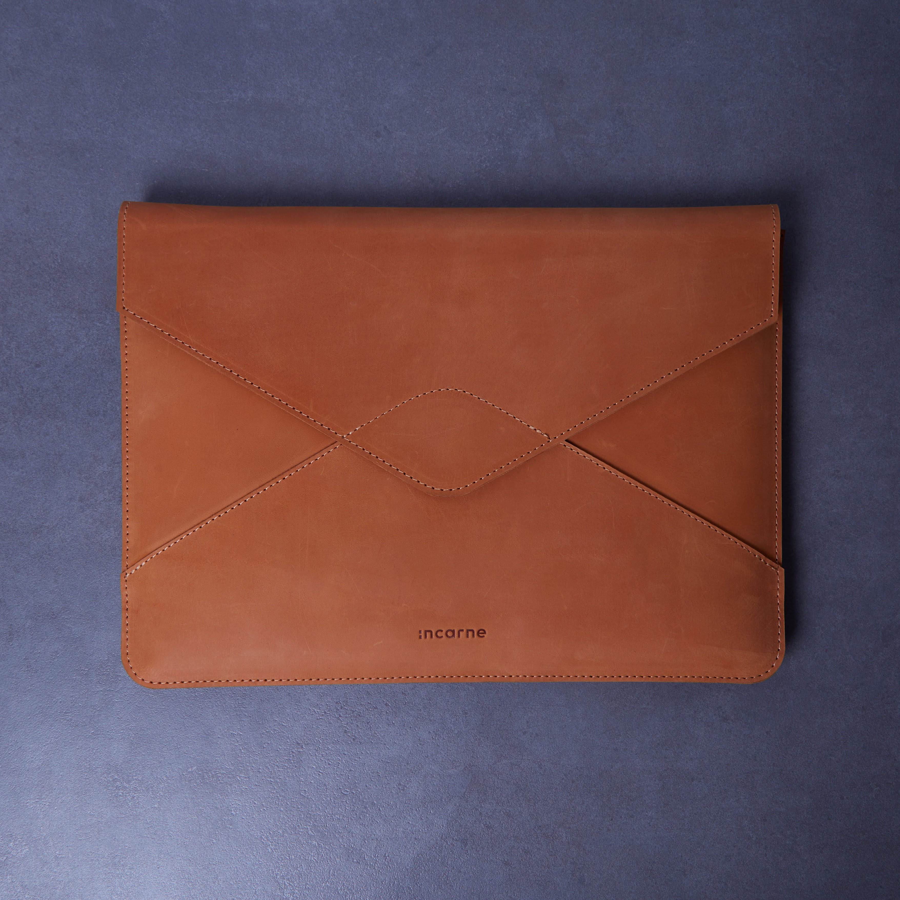 Husă pentru laptop Message, Cognac (vintage)