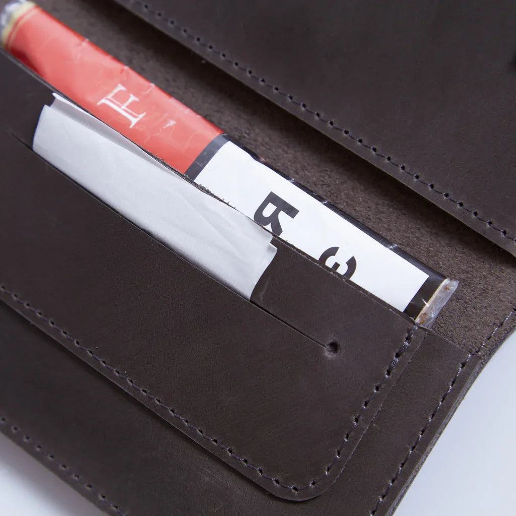 Tobacco organizer Roll Master made from vintage leather - INCARNE® Global