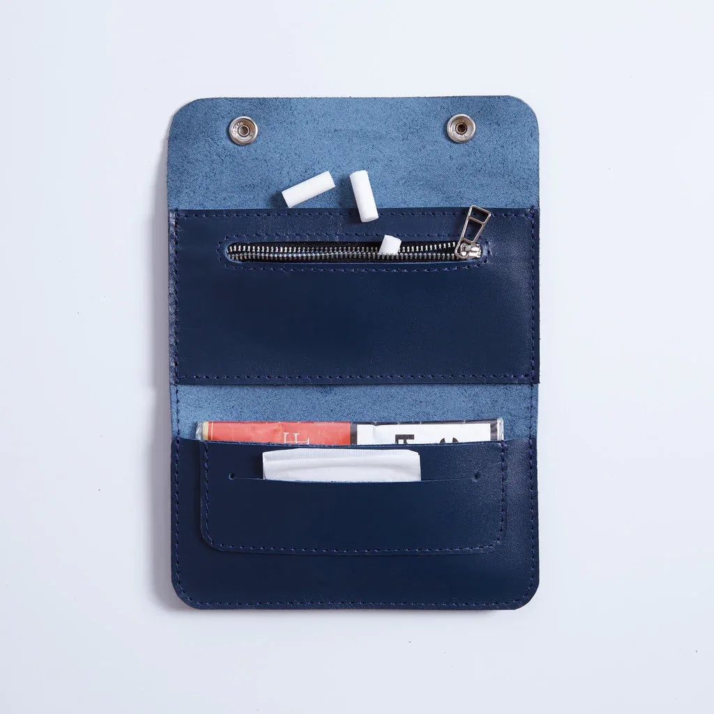 Tobacco organizer Roll Master made from classic leather - INCARNE® Global