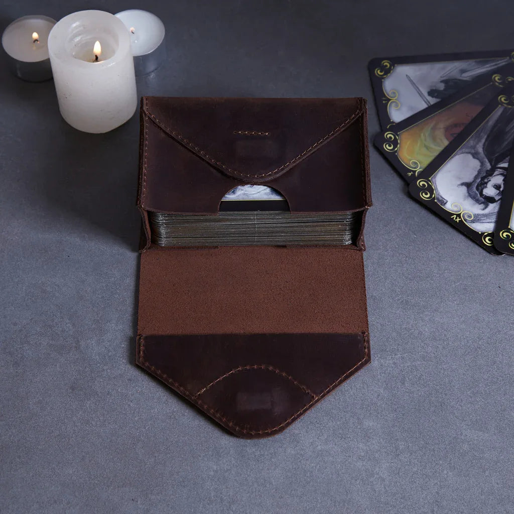 Tarot Message Leather Tarot Bag - INCARNE® Global