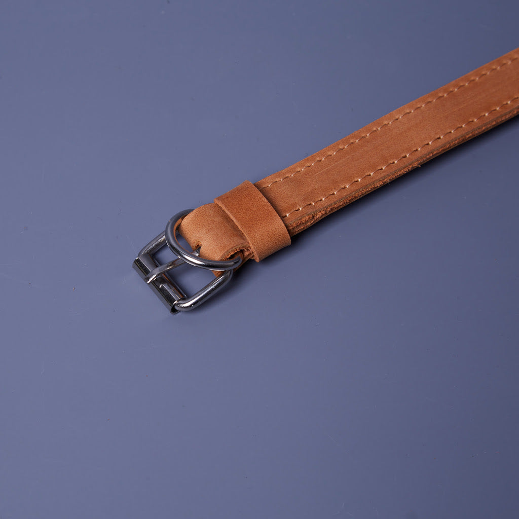 Tiny Air Collar leather collar for puppies, small and medium dogs