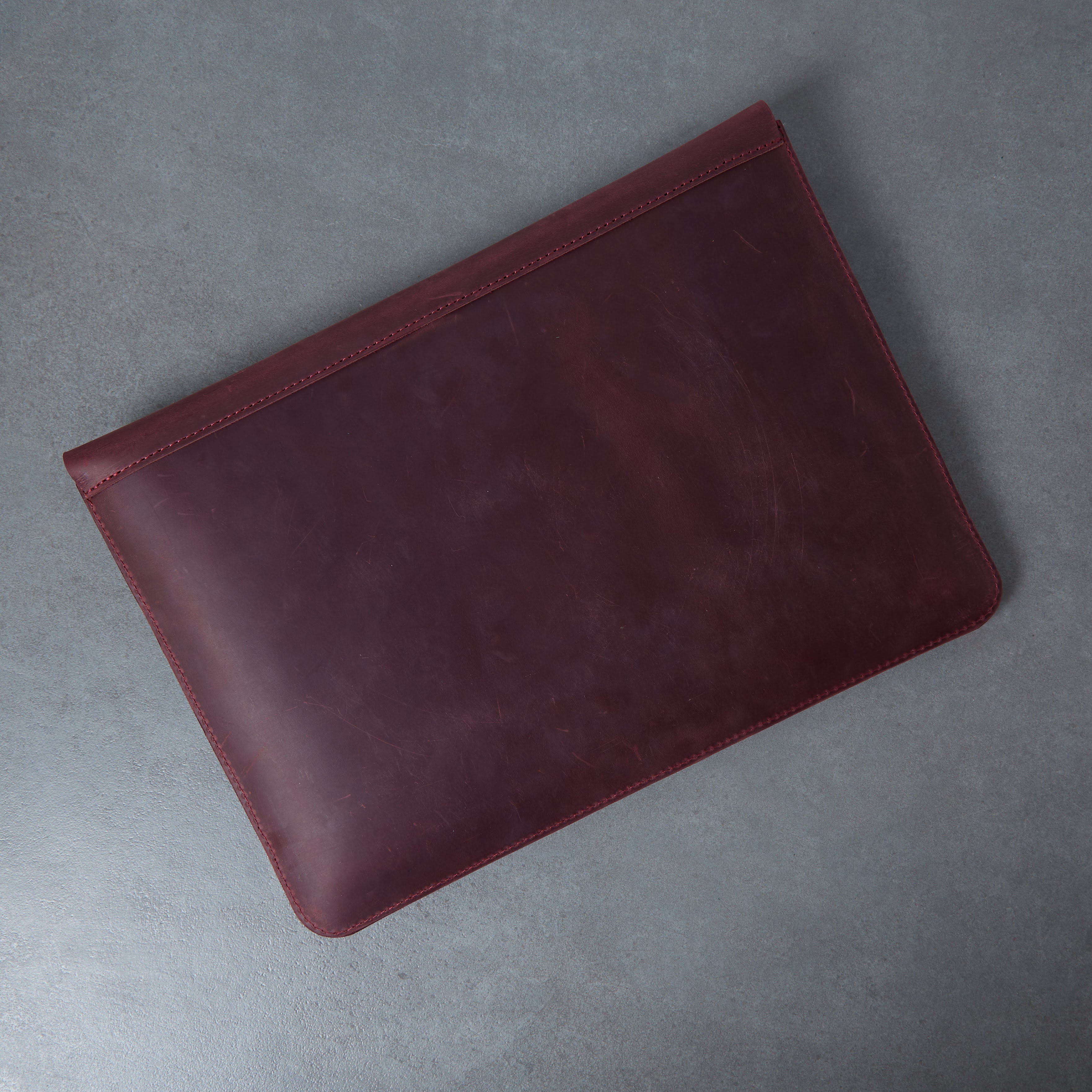 Etui na laptopa Message, bordowy (vintage)