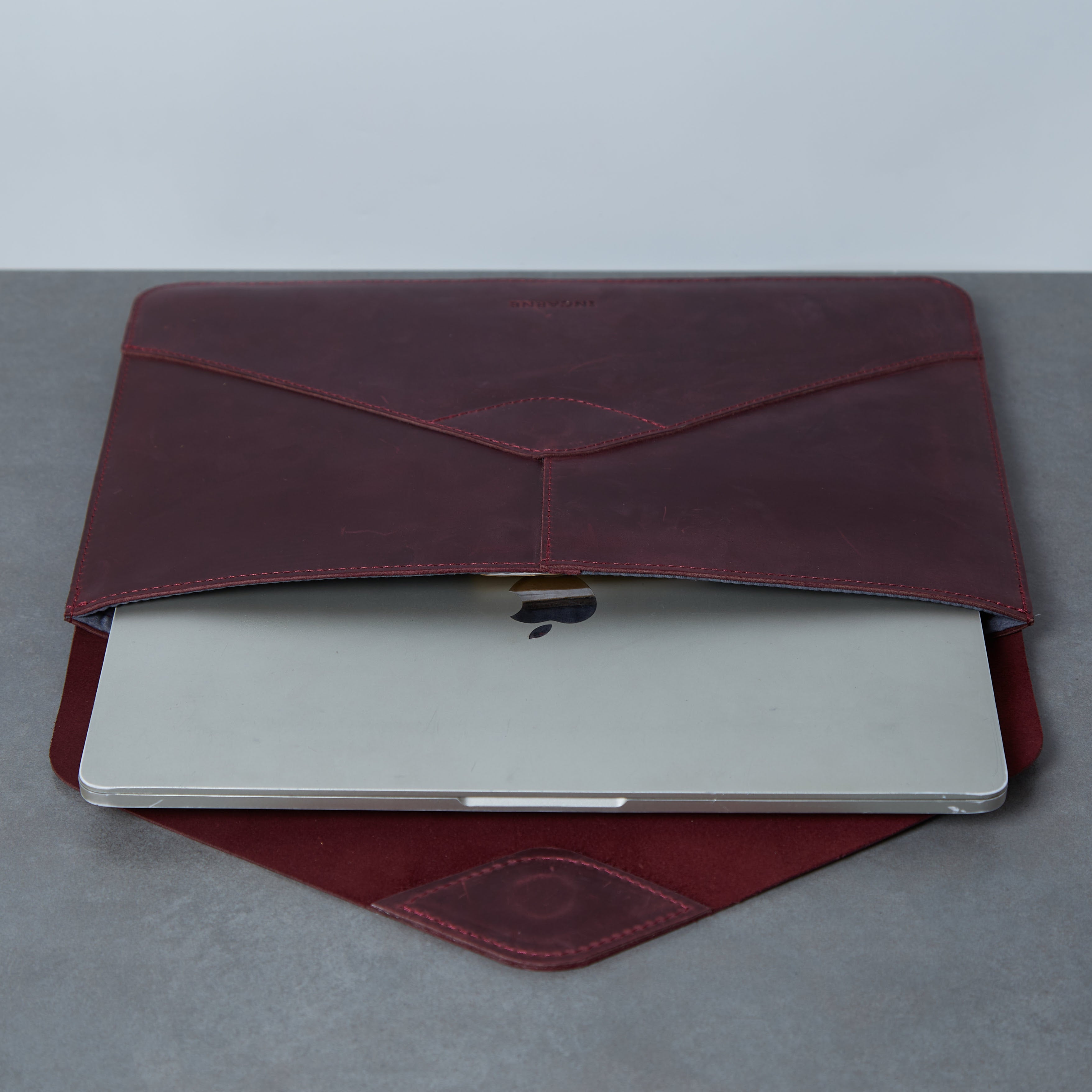 Etui na laptopa Message, bordowy (vintage)