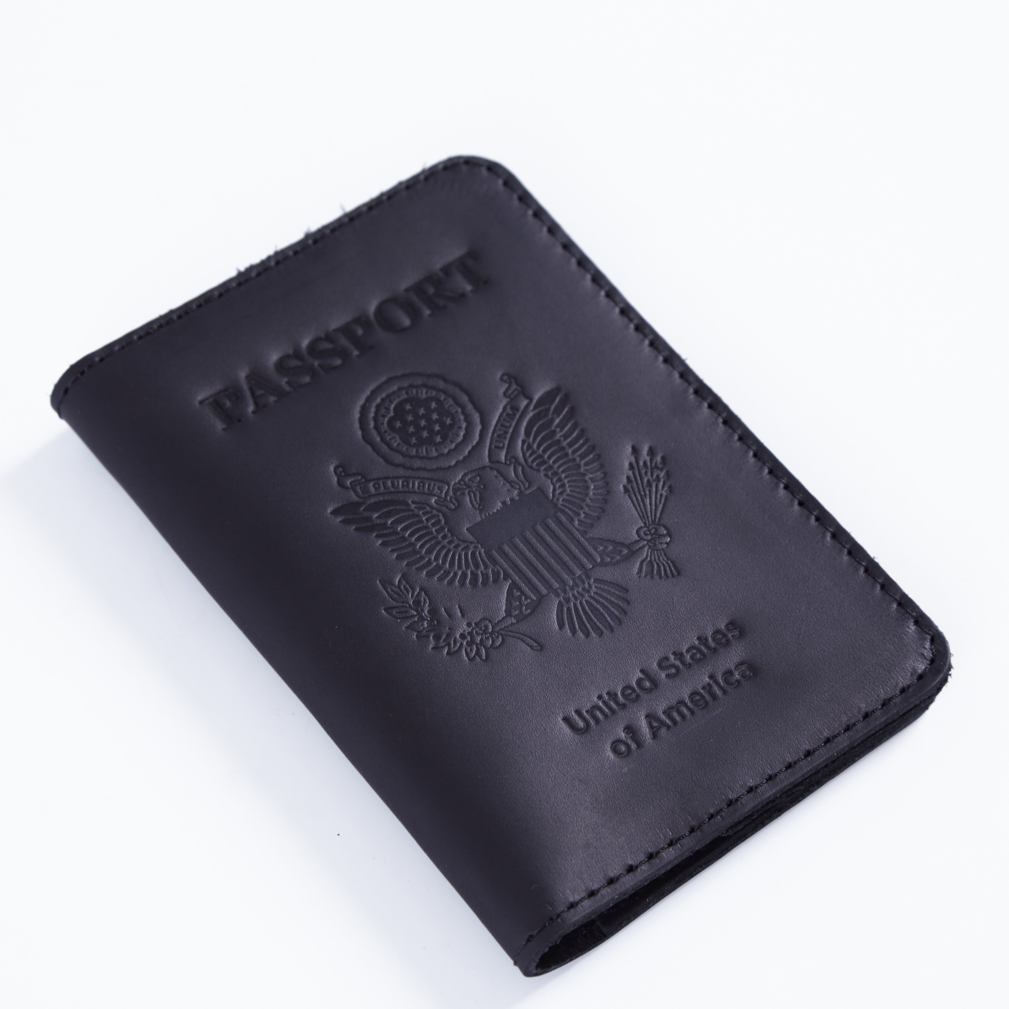 Passport cover with the national symbol of United States