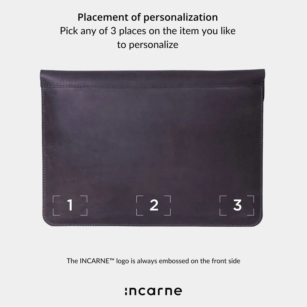 Klouz Laptop Sleeve, Brown - INCARNE® Global