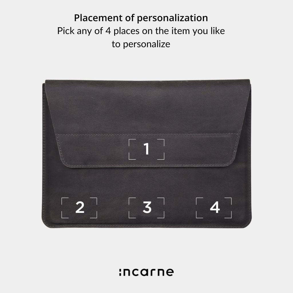 Etui na laptopa Line, szare (vintage)