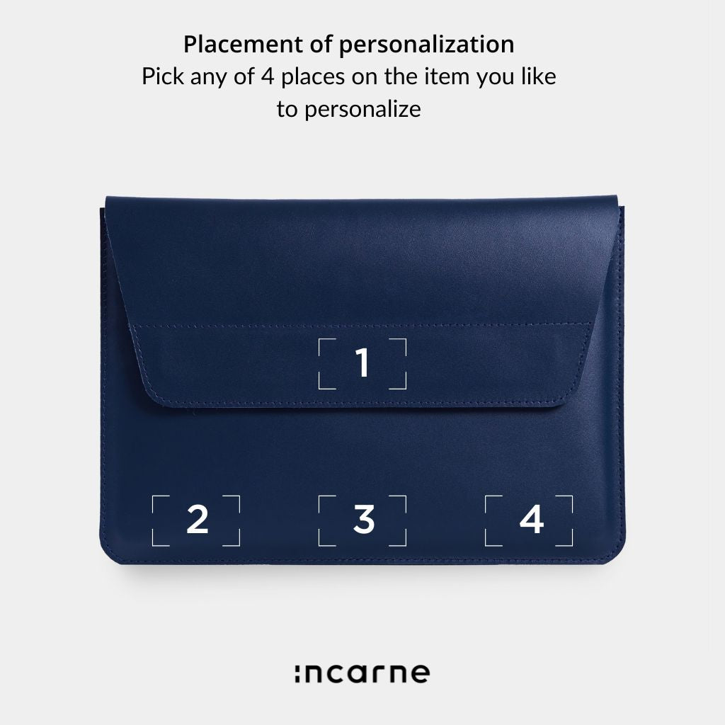 Etui na laptopa Line, niebieskie