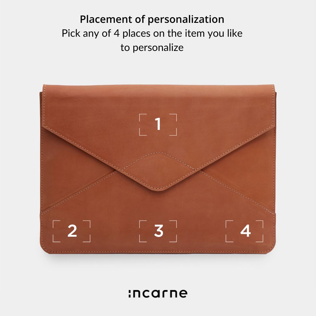 Husă pentru laptop Message, Cognac (vintage)