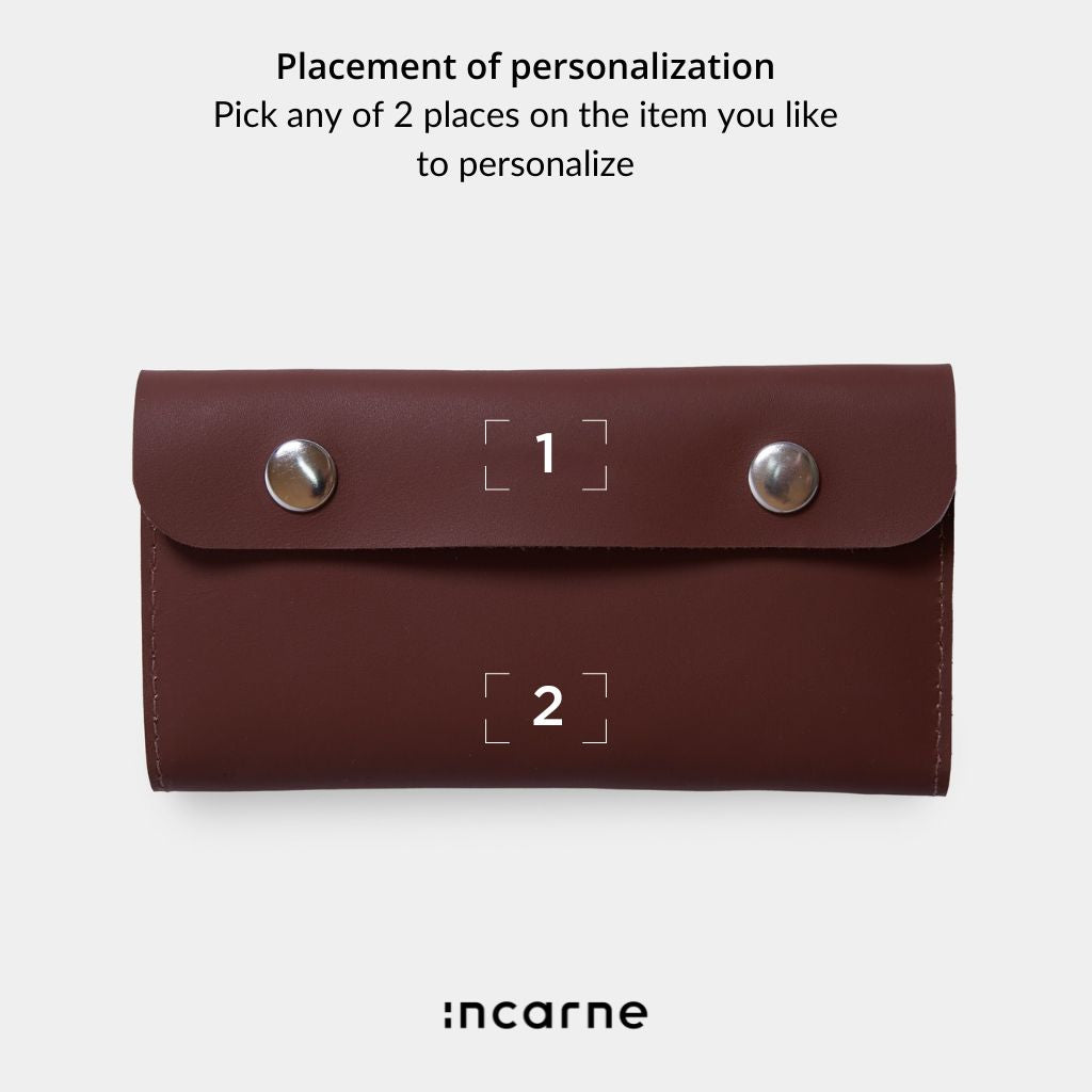 Tobacco organizer Roll Master made from classic leather