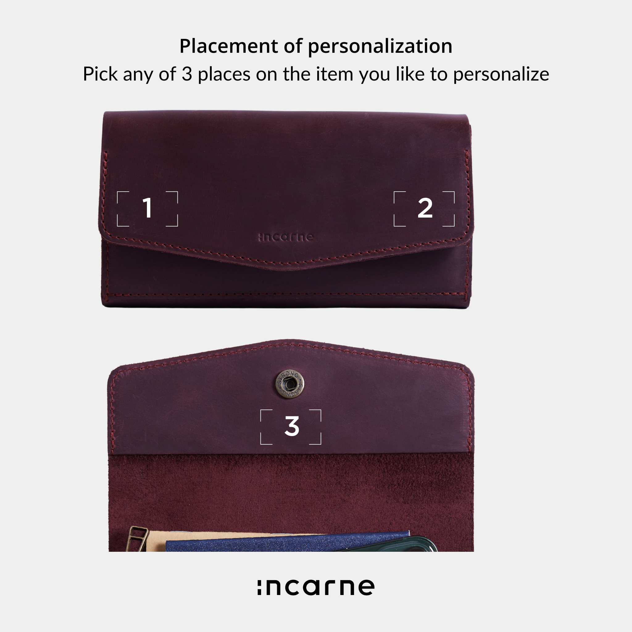 Simple wallet-clutch