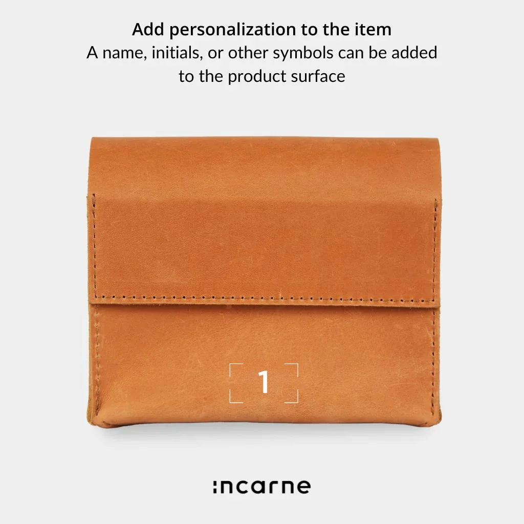 Wire Keeper Leather Organizer for Cables, Mouse, Adapters - INCARNE® Global