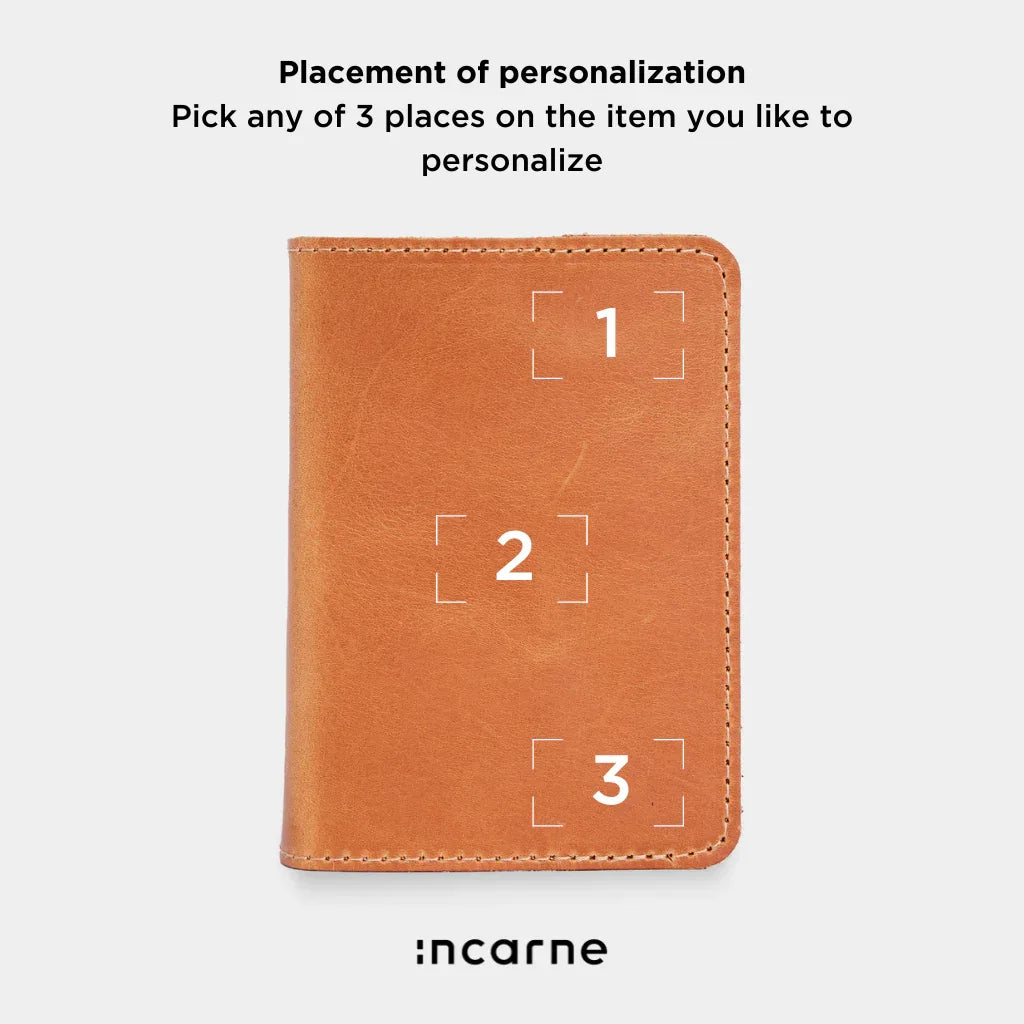 Bali Leather Passport Cover - INCARNE® Global